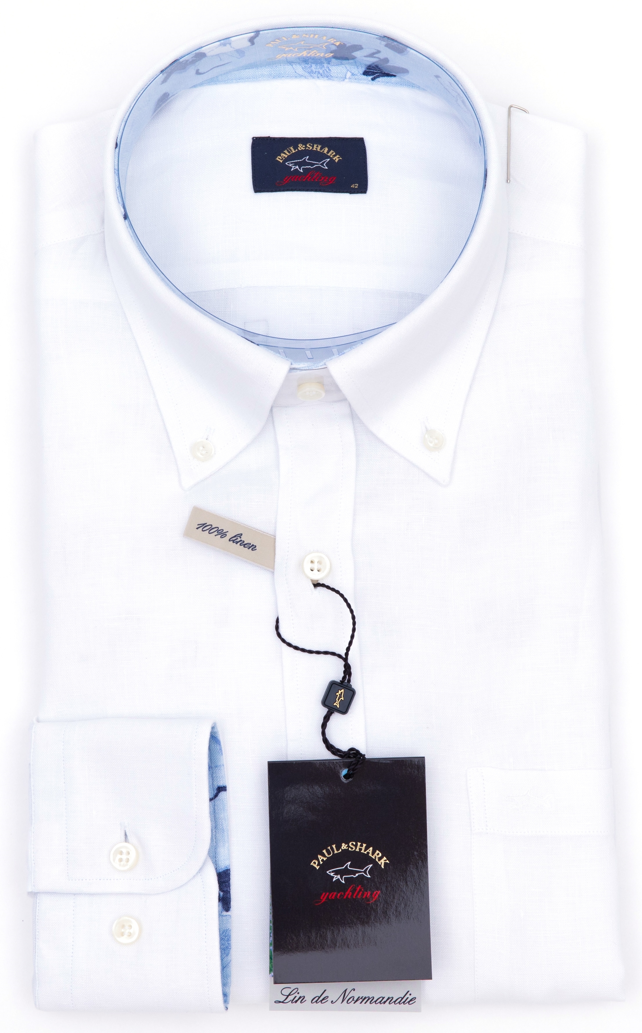 White linen shirt - Paul, Men's Shirt