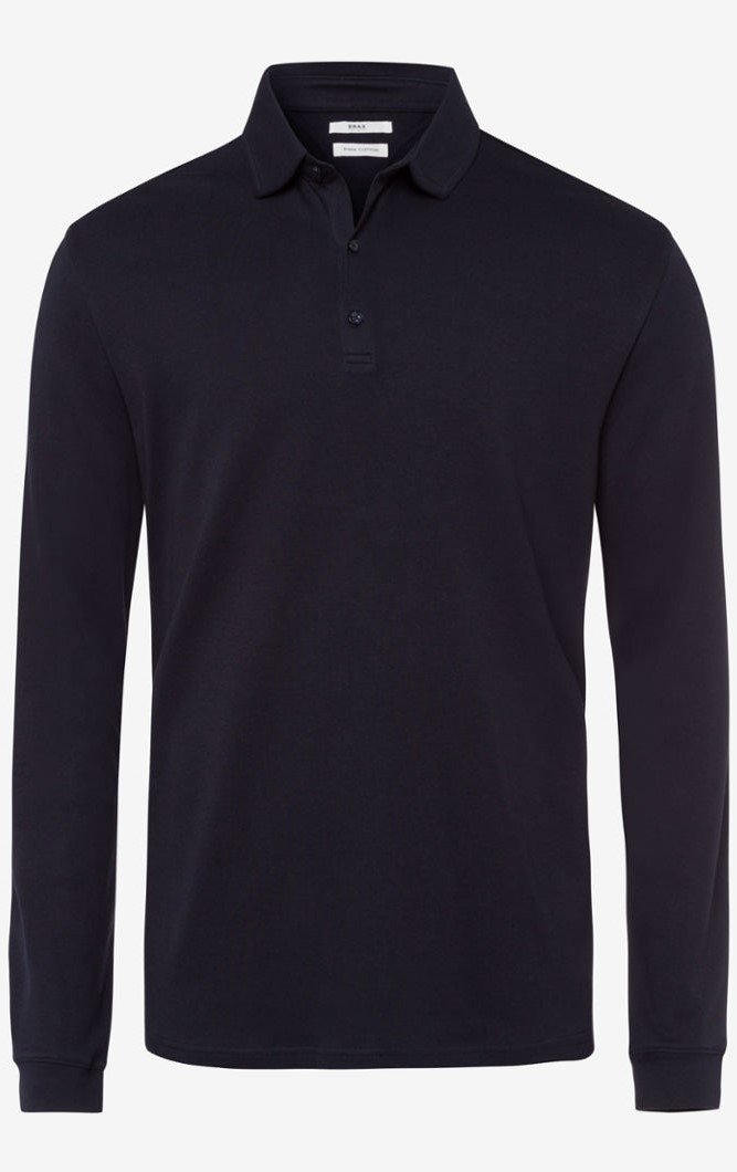 Pima cotton long outlet sleeve polo