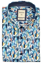 HAUPT SHORT SLEEVE REGULAR FIT SHIRT-shirts-short-sleeve-Digbys Menswear